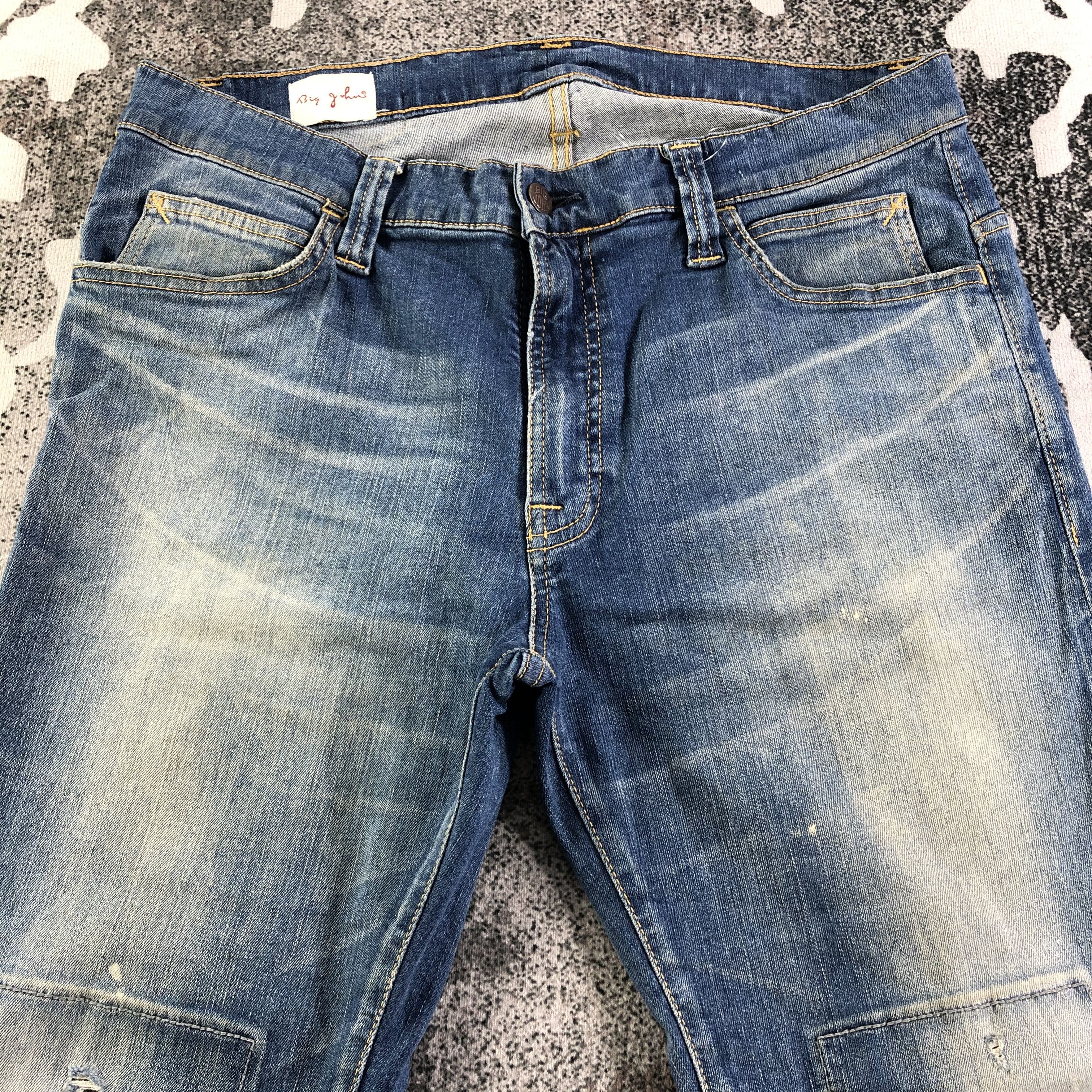 Big John Vintage Big John Jeans Ripped Denim KJ2460 Size US 34 / EU 50 - 3 Thumbnail