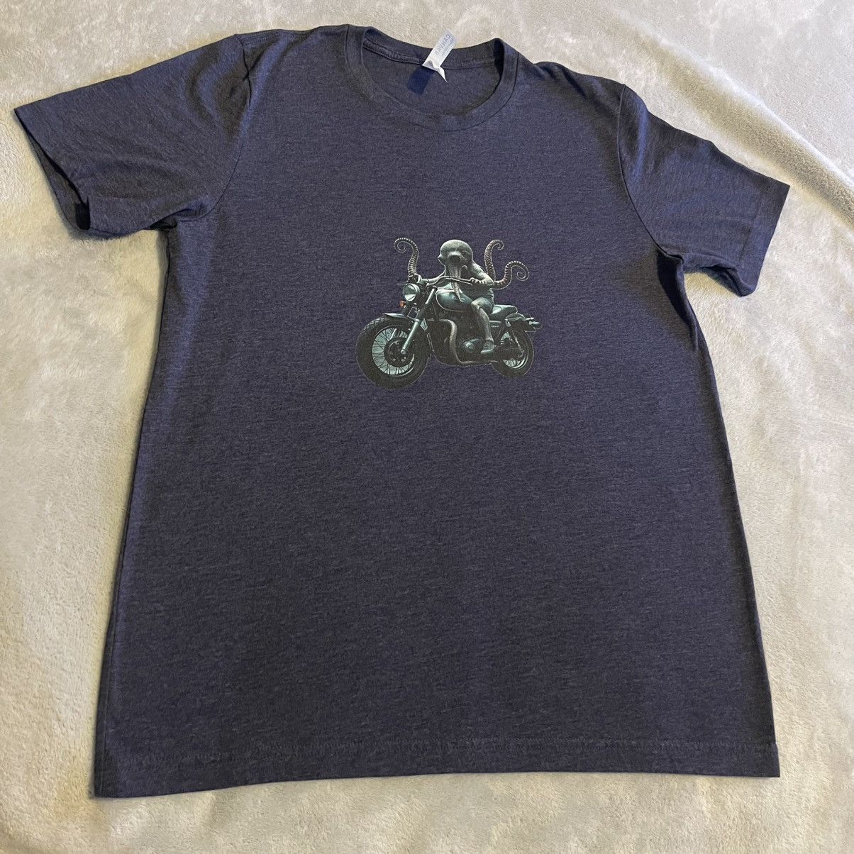 Other Motorcycle Shirt Men Large Blue Graphic Streetwear Gym Tee Size US L / EU 52-54 / 3 - 1 Thumbnail