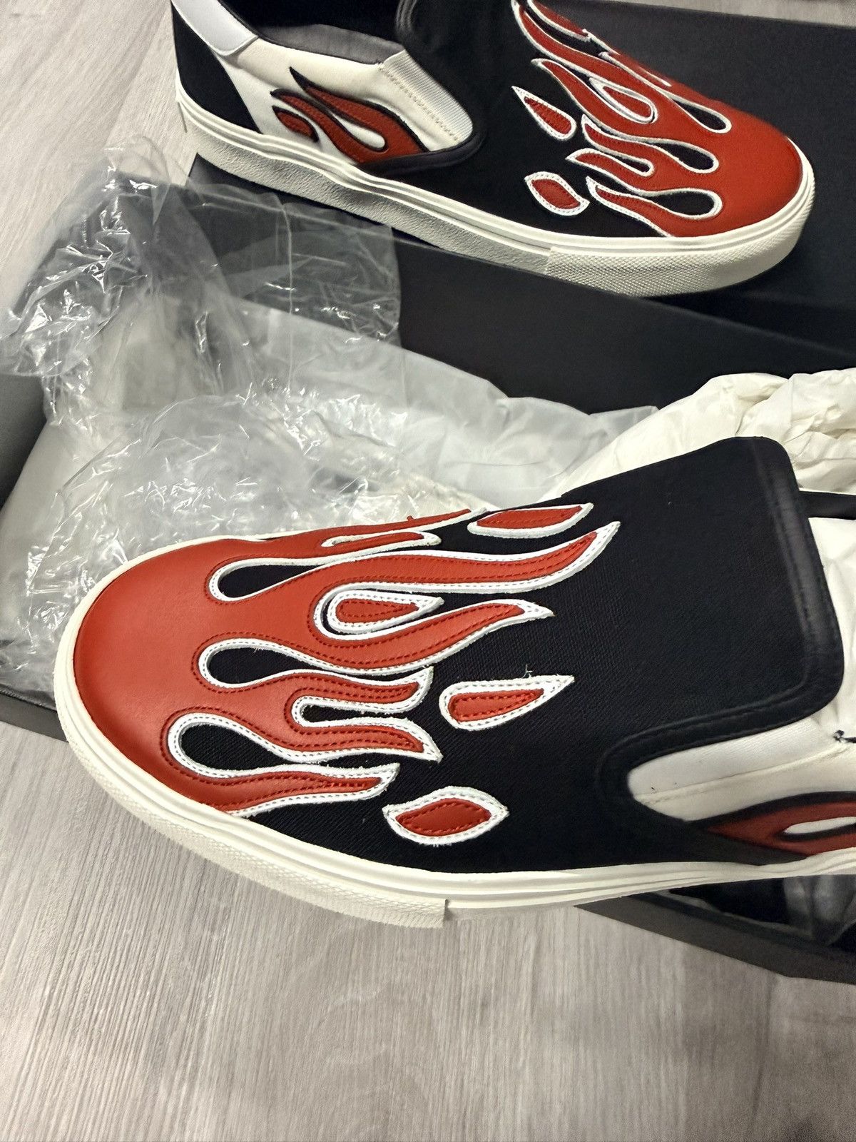 Amiri Amiri Low Flame Red Kicks Size US 8 / EU 41 - 2 Thumbnail