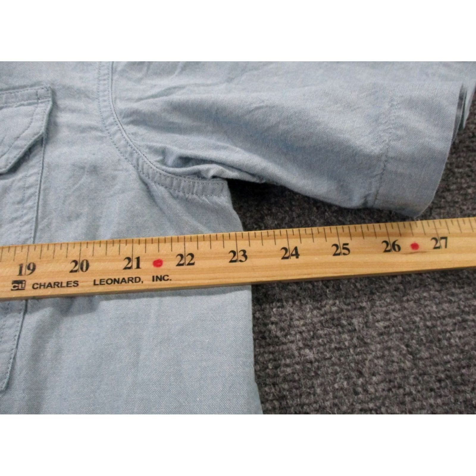 Carhartt Carhartt Shirt Mens L Blue Loose Fit Midweight Chambray Workwear NEW Size US L / EU 52-54 / 3 - 5 Thumbnail
