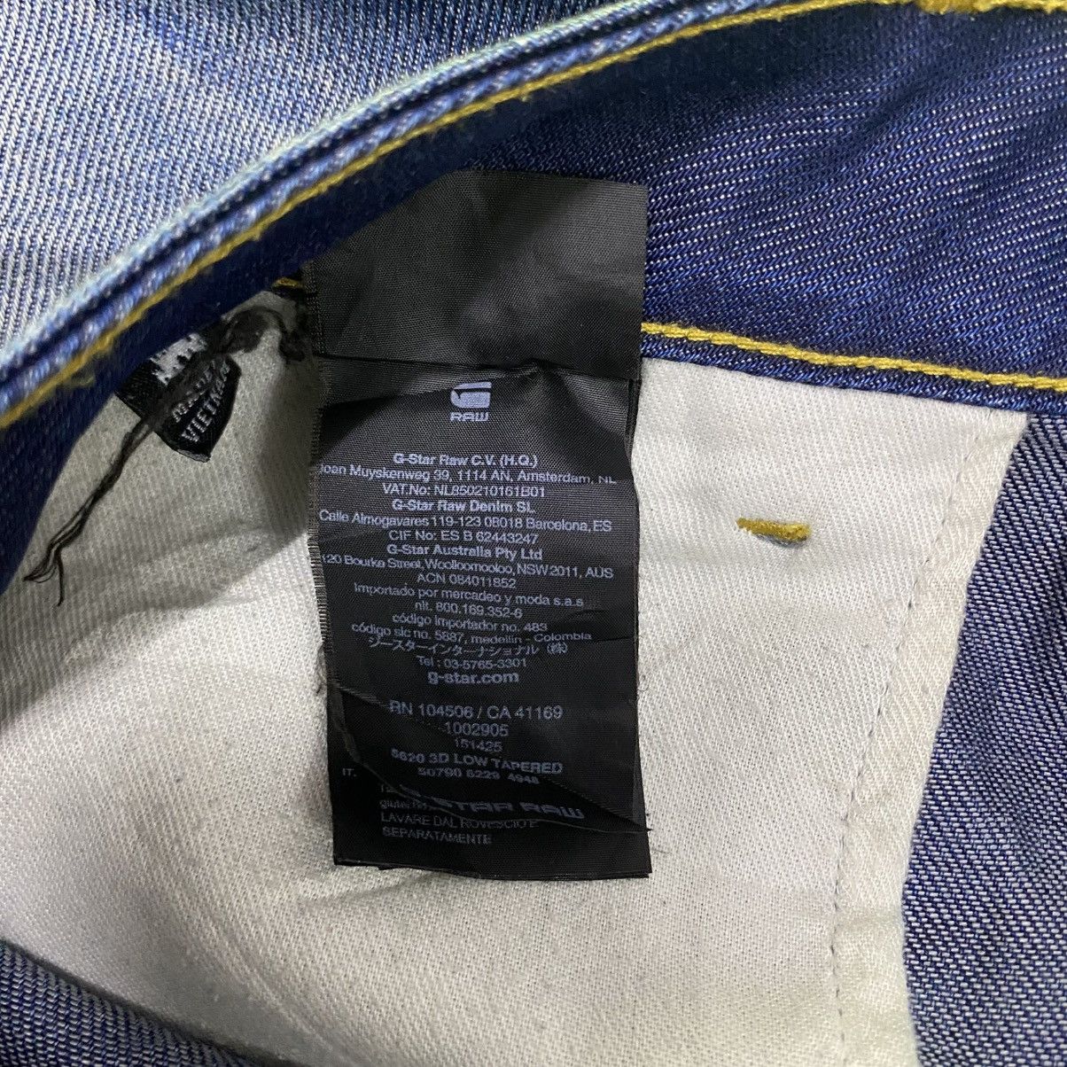 Designer × Vintage Vintage Distressed Denim G Star Raw Japanese Brand Rare Size US 34 / EU 50 - 7 Thumbnail