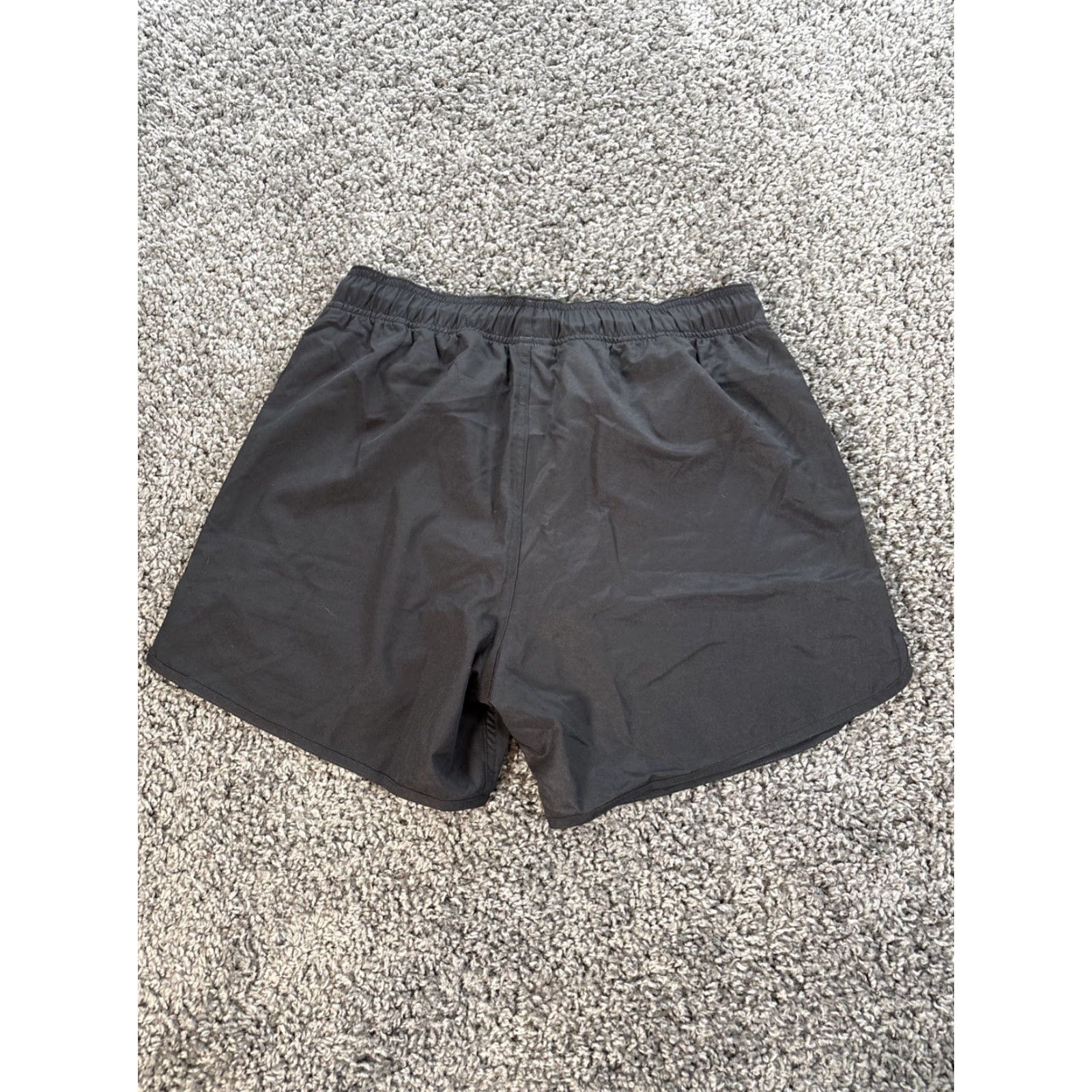 Vintage NFQ Lined Shorts Mens Medium Black Gym Bro Running Stretch Adjustable Waist Breathable Lightweight Athletic Logo 5 inseam Cross Training Jogging Size US 31 - 6 Thumbnail