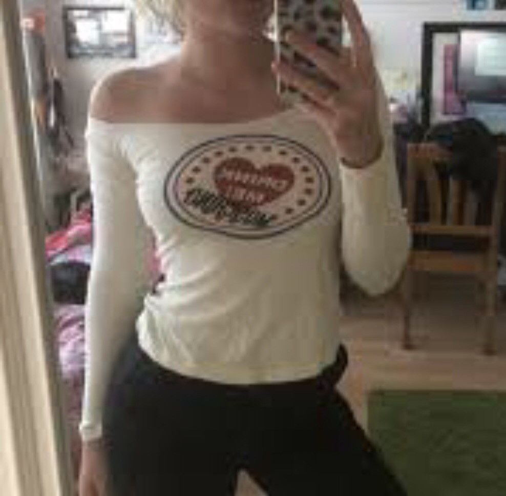 Moschino Moschino Drink Me White Cotton Long sleeve T-Shirt Size M / US 6-8 / IT 42-44 - 10 Thumbnail