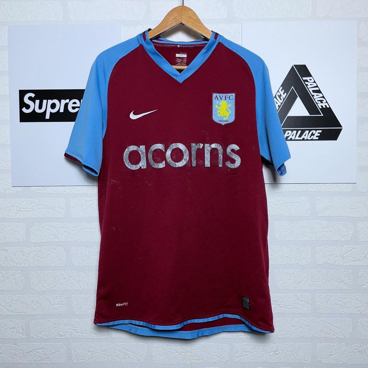 Nike Nike Aston Villa 2009-2010 Home Soccer Jersey Blokecore Size US M / EU 48-50 / 2 - 1 Thumbnail