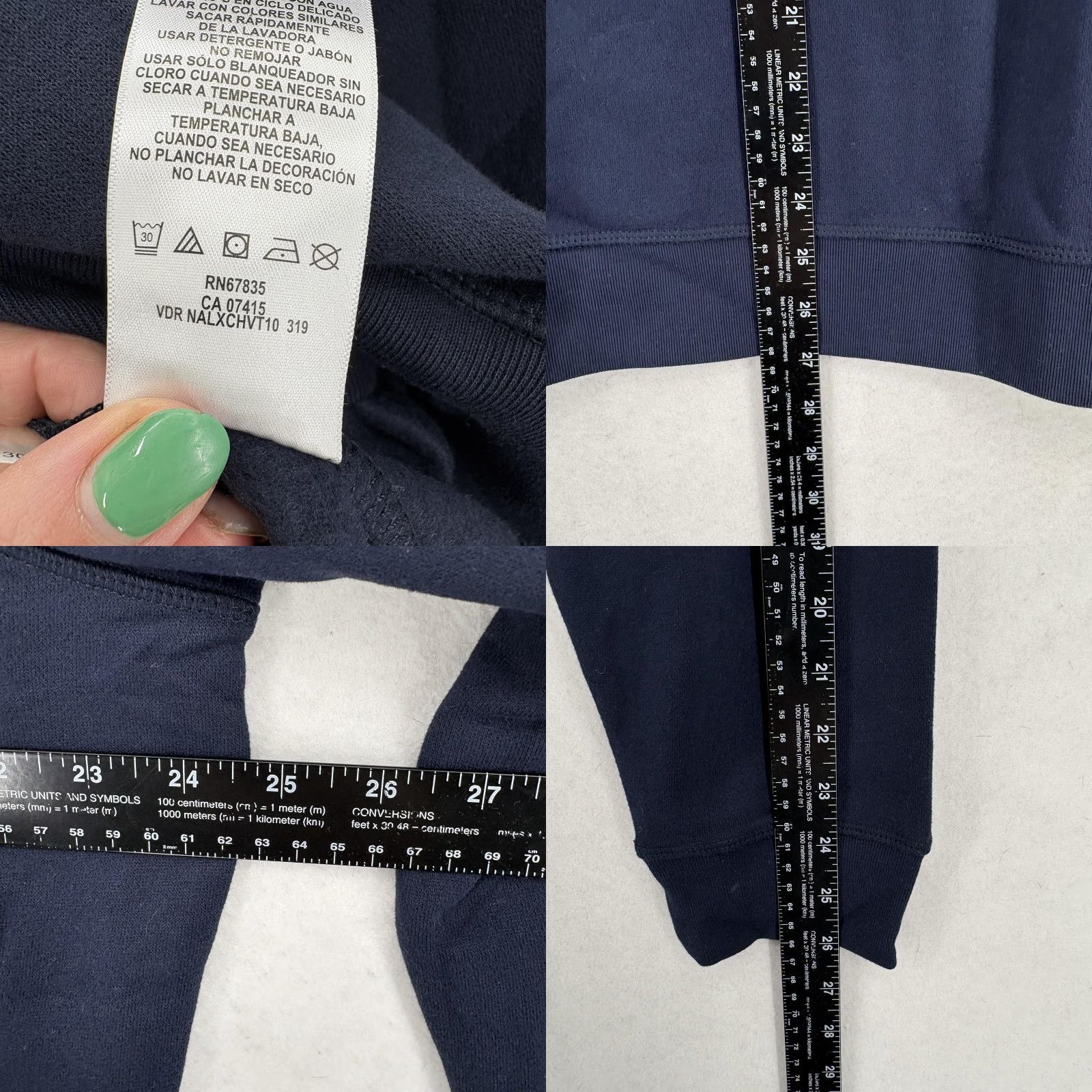Nautica Nautica Sweatshirt Mens L Blue Fleece Crewneck Pullover Logo Graphic Print Nautical Preppy Size US L / EU 52-54 / 3 - 8 Thumbnail