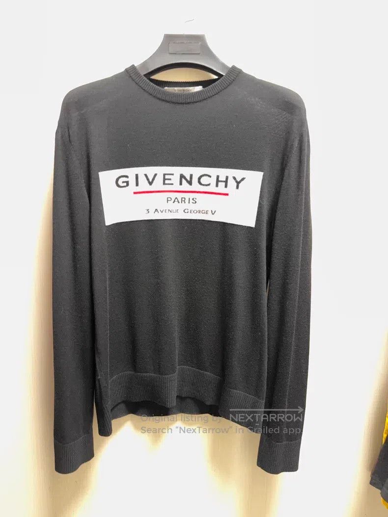 Givenchy Givenchy Alphabet Logo Embroidered Knit Sweater Size US L / EU 52-54 / 3 - 1 Thumbnail