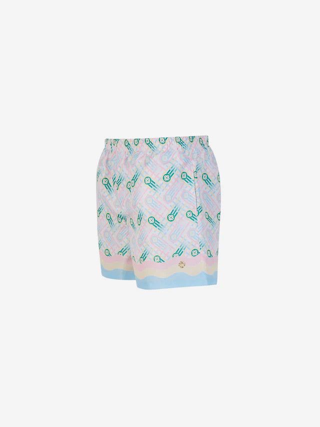 Casablanca o1mle0326 Printed Swimshorts Ping Pong Monogram Size US 38 / EU 54 - 2 Thumbnail