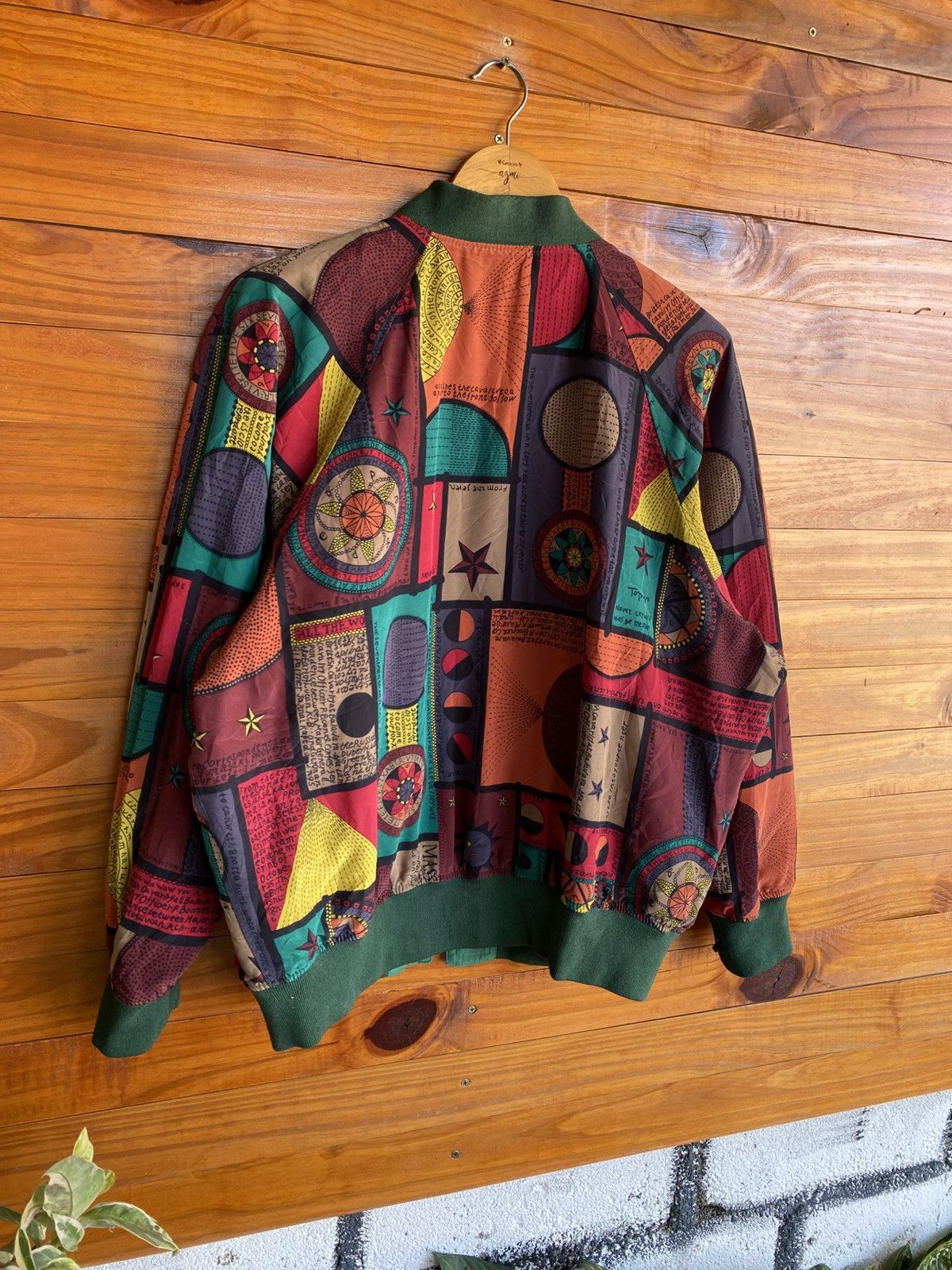 Japanese Brand Vintage Japanese Reversible Bomber Green Flight Jacket Size US L / EU 52-54 / 3 - 12 Thumbnail