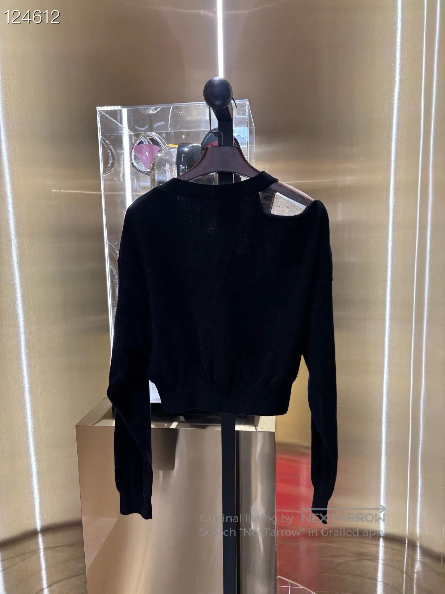 King Dawang Wool Sheer Knit Cardigan. Size M / US 6-8 / IT 42-44 - 2 Thumbnail