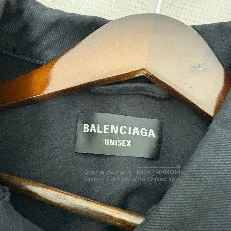 Balenciaga Balenciaga Valentine's Denim Jacket. Size US XS / EU 42 / 0 - 3 Thumbnail