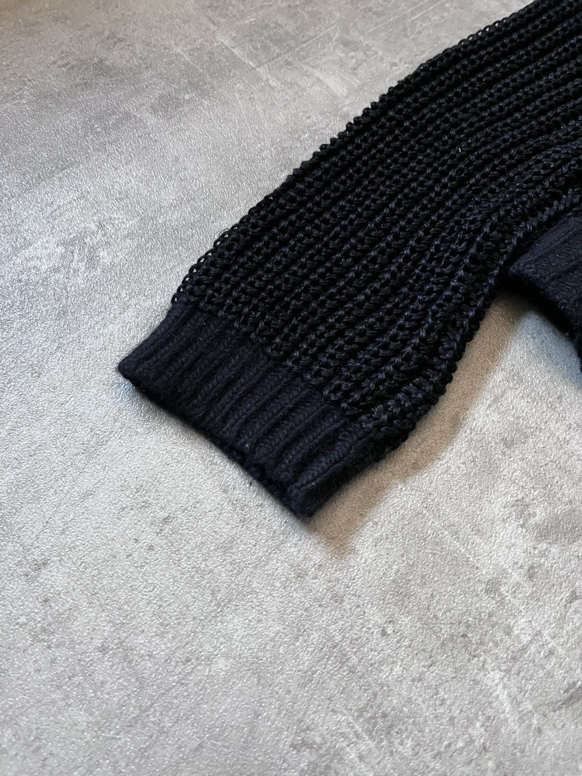 Acne Studios Acne Studios S/S 13 Ninon Linen black sweater Size US S / EU 44-46 / 1 - 6 Thumbnail