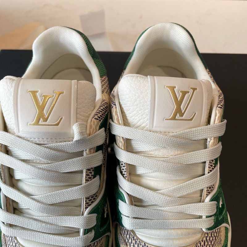 Louis Vuitton Louis Vuitton Colorful Leather Low-Top Sneakers -2508 Size US 6.5 / EU 39-40 - 9 Thumbnail