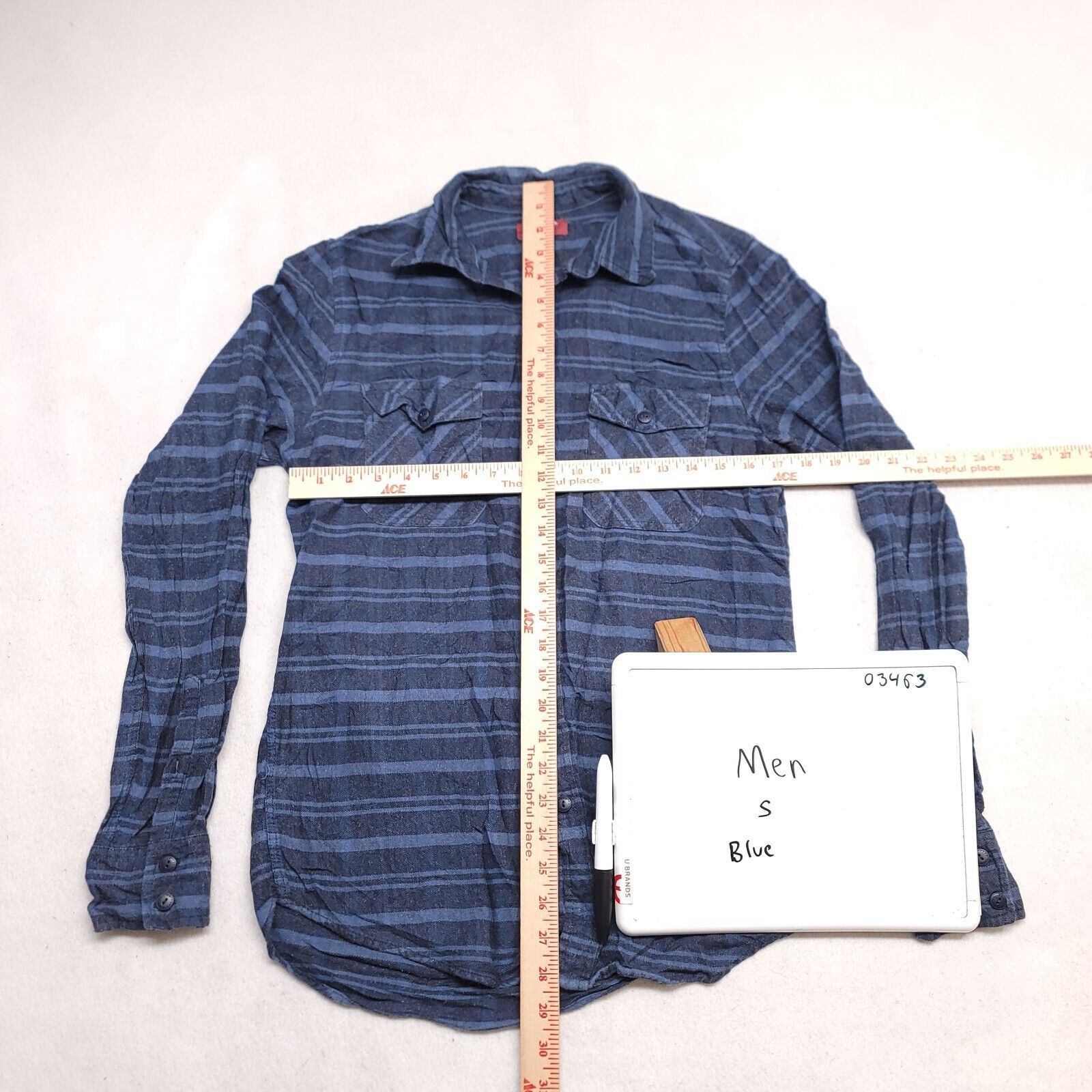 Arizona Jean Co. Arizona Jean Co Flannel Button Up Shirt Mens Size S Blue Size US S / EU 44-46 / 1 - 6 Thumbnail