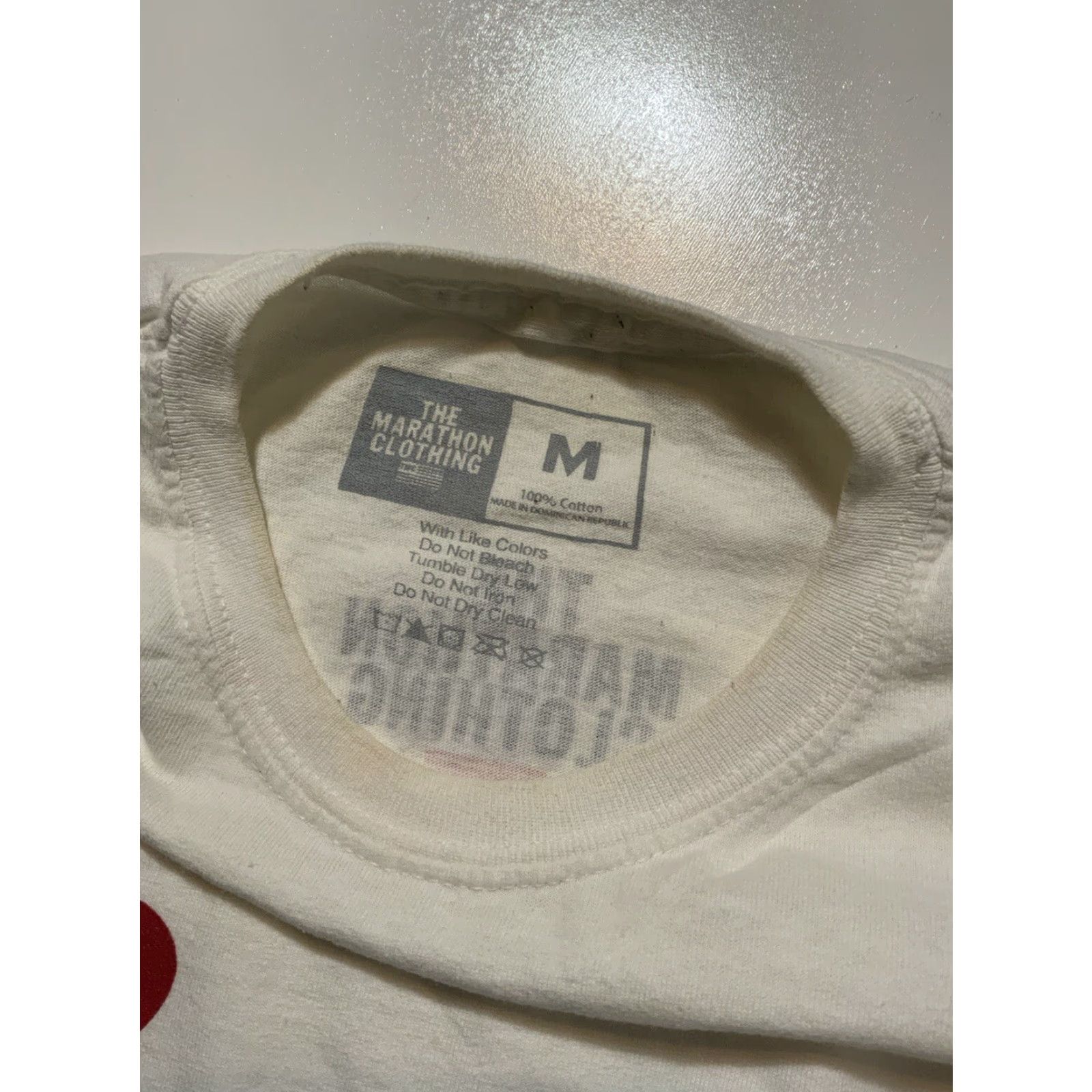 Vintage VINTAGE The Marathon Clothing Crenshaw Nipsey Hussle White/Red Crew S/S T-Shirt Sz. M Mens T-Shirt White Crew Neck 40" Chest 28" Length Size US M / EU 48-50 / 2 - 6 Thumbnail
