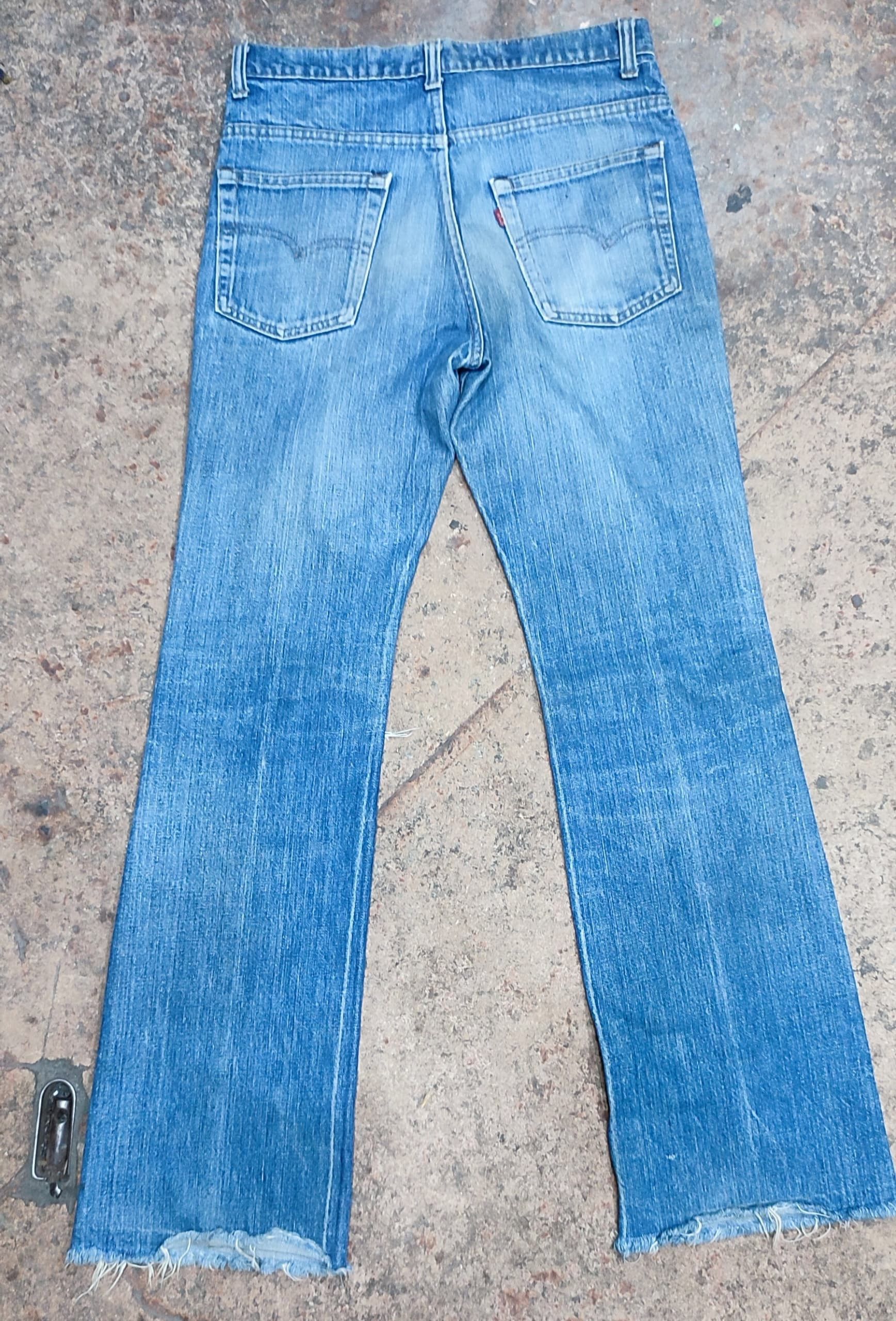 Levi's Vintage Clothing DISTRESSED LEVIS 517 BOOTCUT NO'8 Size US 31 - 2 Thumbnail