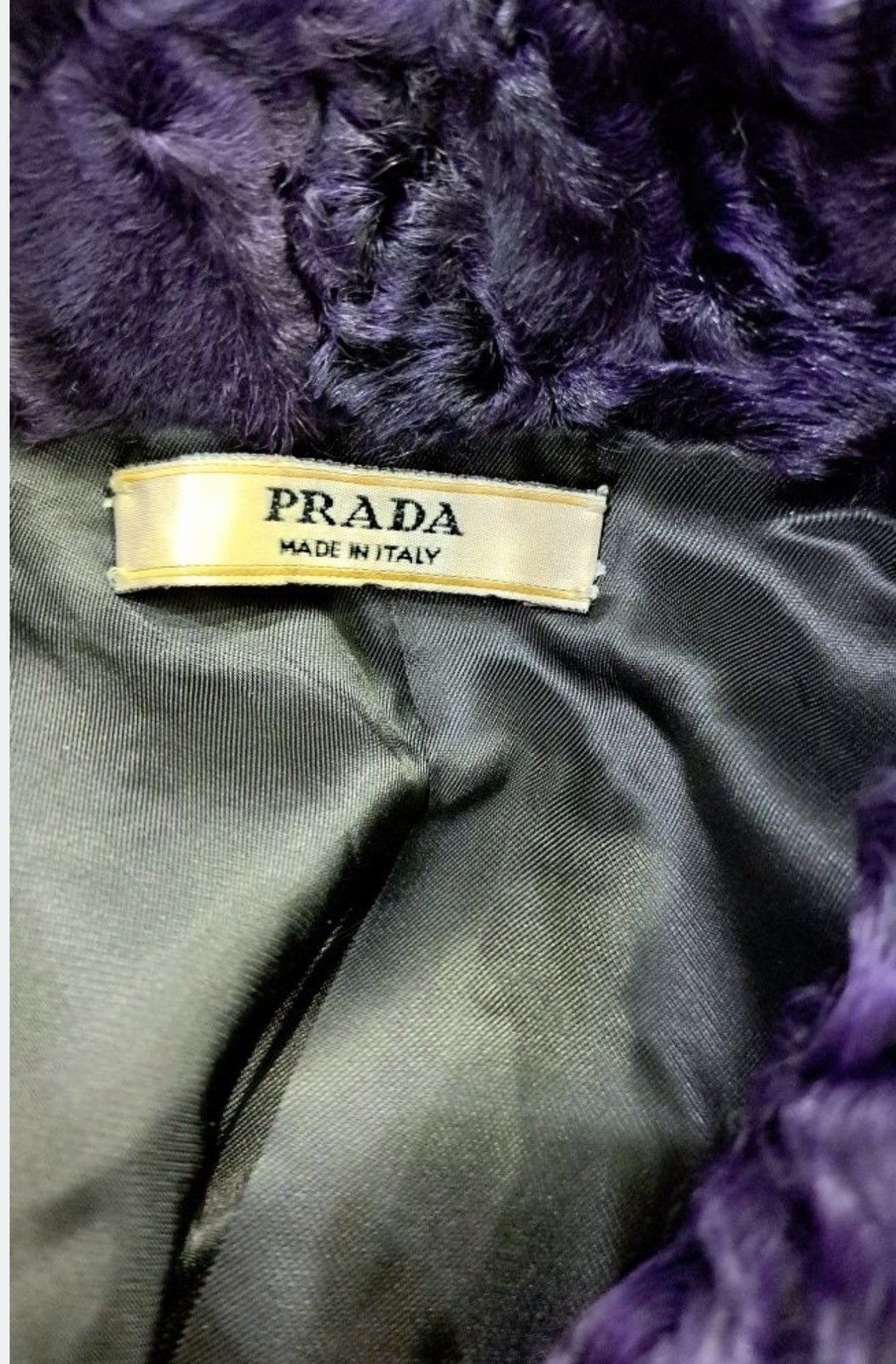 Prada PRADA Purple Fur Bolero Jacket Vintage runway sheepskin Size M / US 6-8 / IT 42-44 - 5 Thumbnail