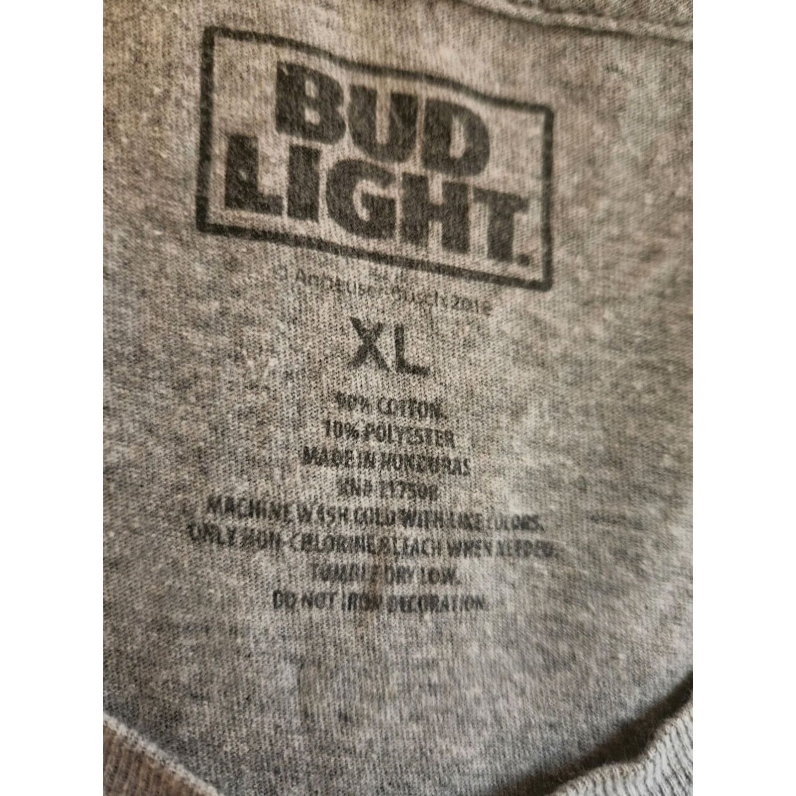 Etro Bud Light Dilly Dilly Shirt Adult Extra Large Gray Beer Retro Tee Mens Size US XL / EU 56 / 4 - 2 Thumbnail