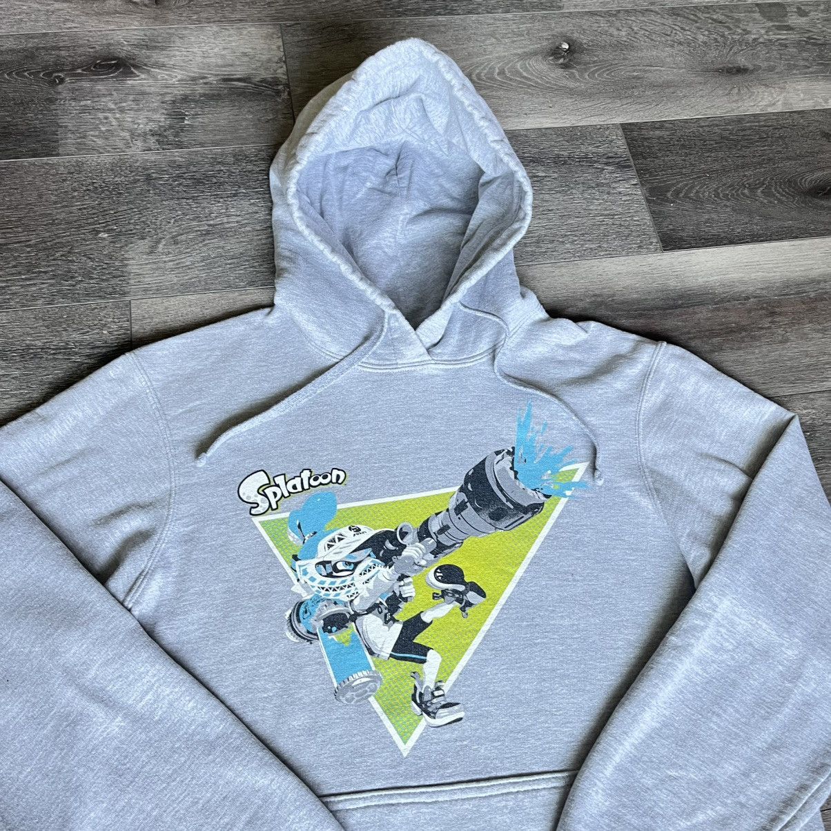 Japanese Brand × Nintendo × Vintage Vintage Nintendo Splatoon Splat Graphic Logo Pullover Hoodie Size US M / EU 48-50 / 2 - 2 Thumbnail