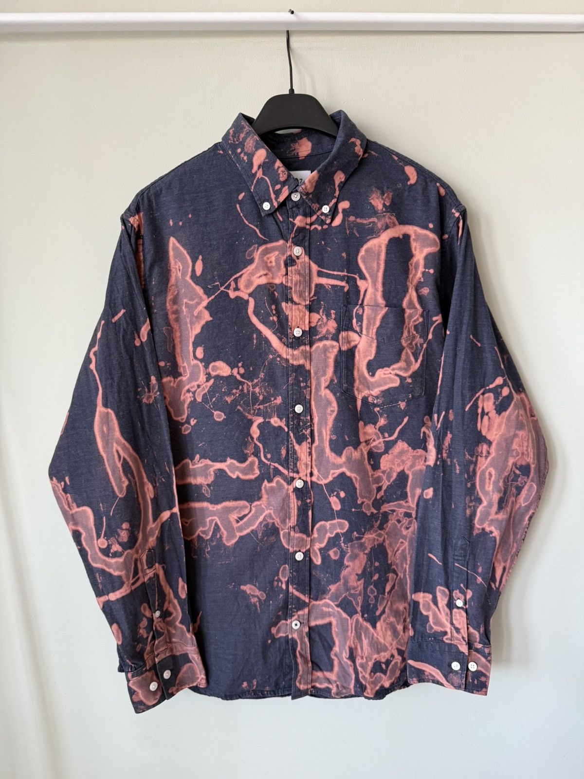 NN07 Nn07 No Nationality tie dye custom ls shirt Size US XL / EU 56 / 4 - 1 Thumbnail