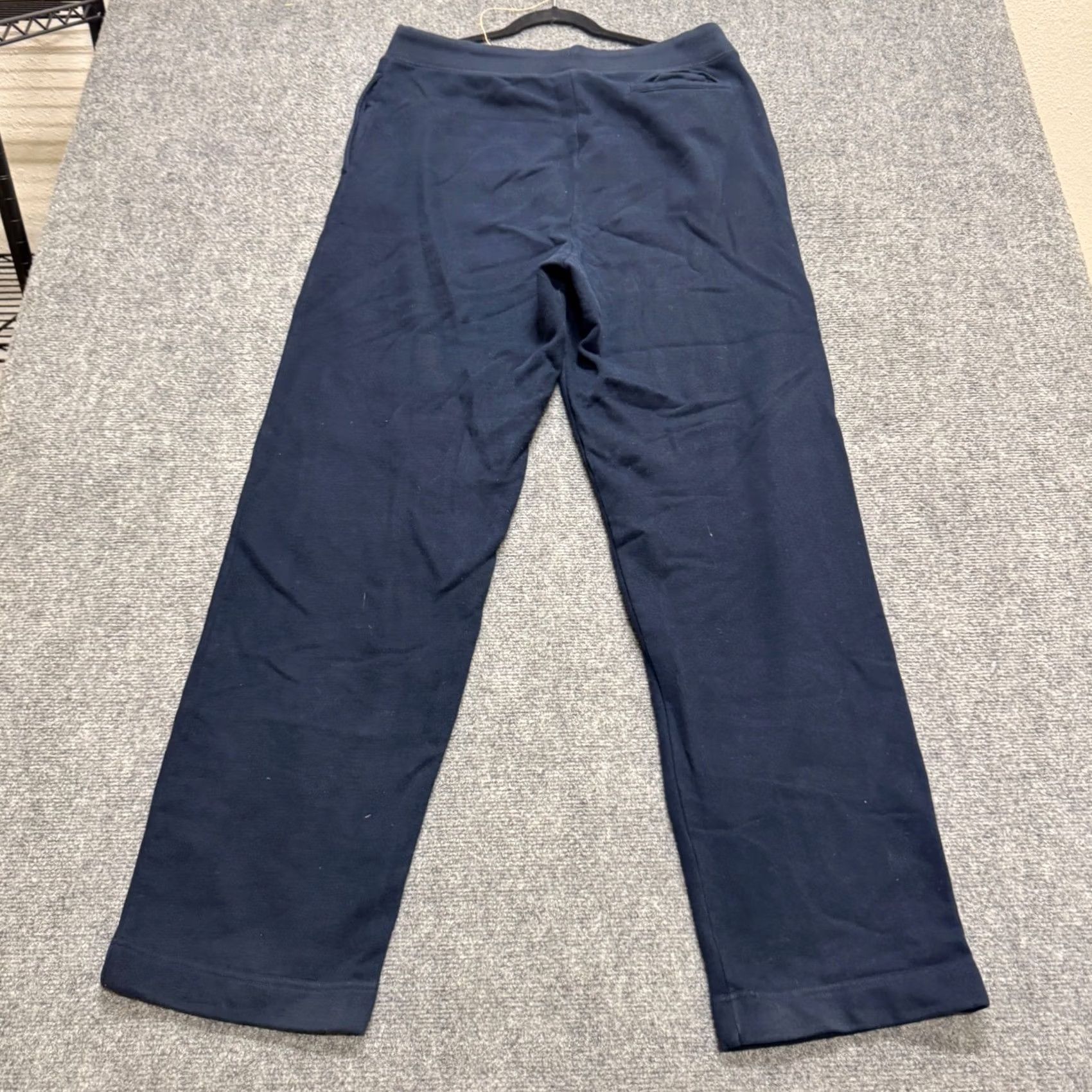 Nautica Nautica Competition Sweatpants Men XL Navy Blue Wide Leg Y2K Cotton Blend Size US 36 / EU 52 - 3 Thumbnail