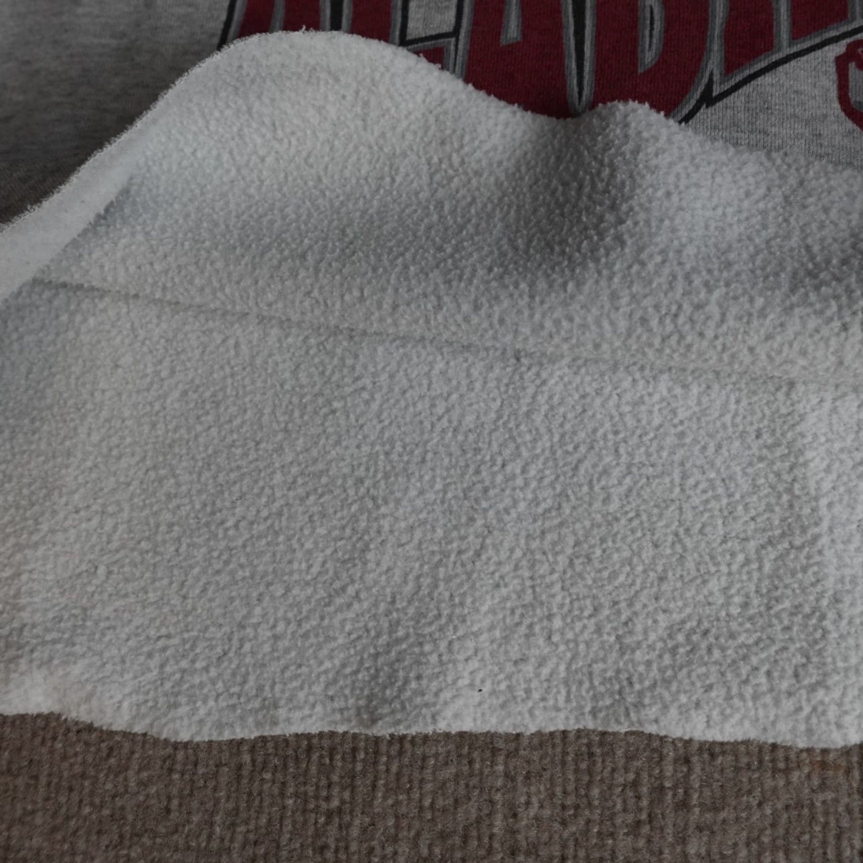 Vintage VINTAGE American Vintage Womens Sweatshirt XL Gray Alabama Crimson Tide Cropped Made in USA Size XL / US 12-14 / IT 48-50 - 4 Thumbnail
