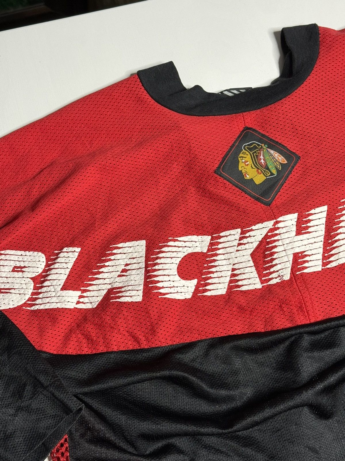 Vintage VINTAGE 1990's Chicago Blackhawks Jersey “Black” [L] PREOWNE Size US L / EU 52-54 / 3 - 5 Thumbnail