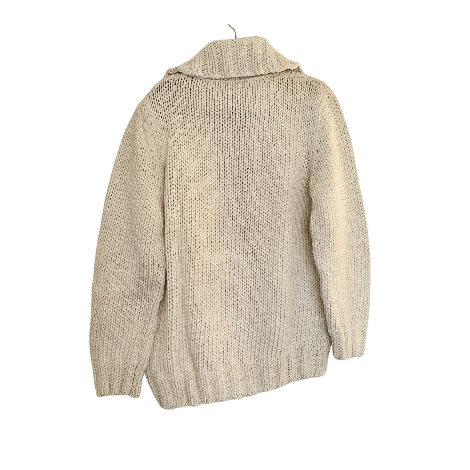 Dolce & Gabbana Dolce&Gabbana Men's White Cotton Shawl Cardigan Size US L / EU 52-54 / 3 - 2 Thumbnail