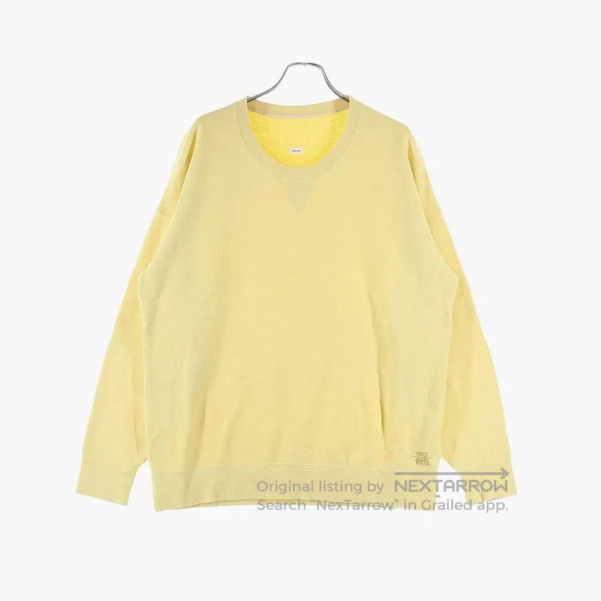 Visvim visvim jumbo sweat l/s yellow sweatshirt. Size US M / EU 48-50 / 2 - 1 Thumbnail