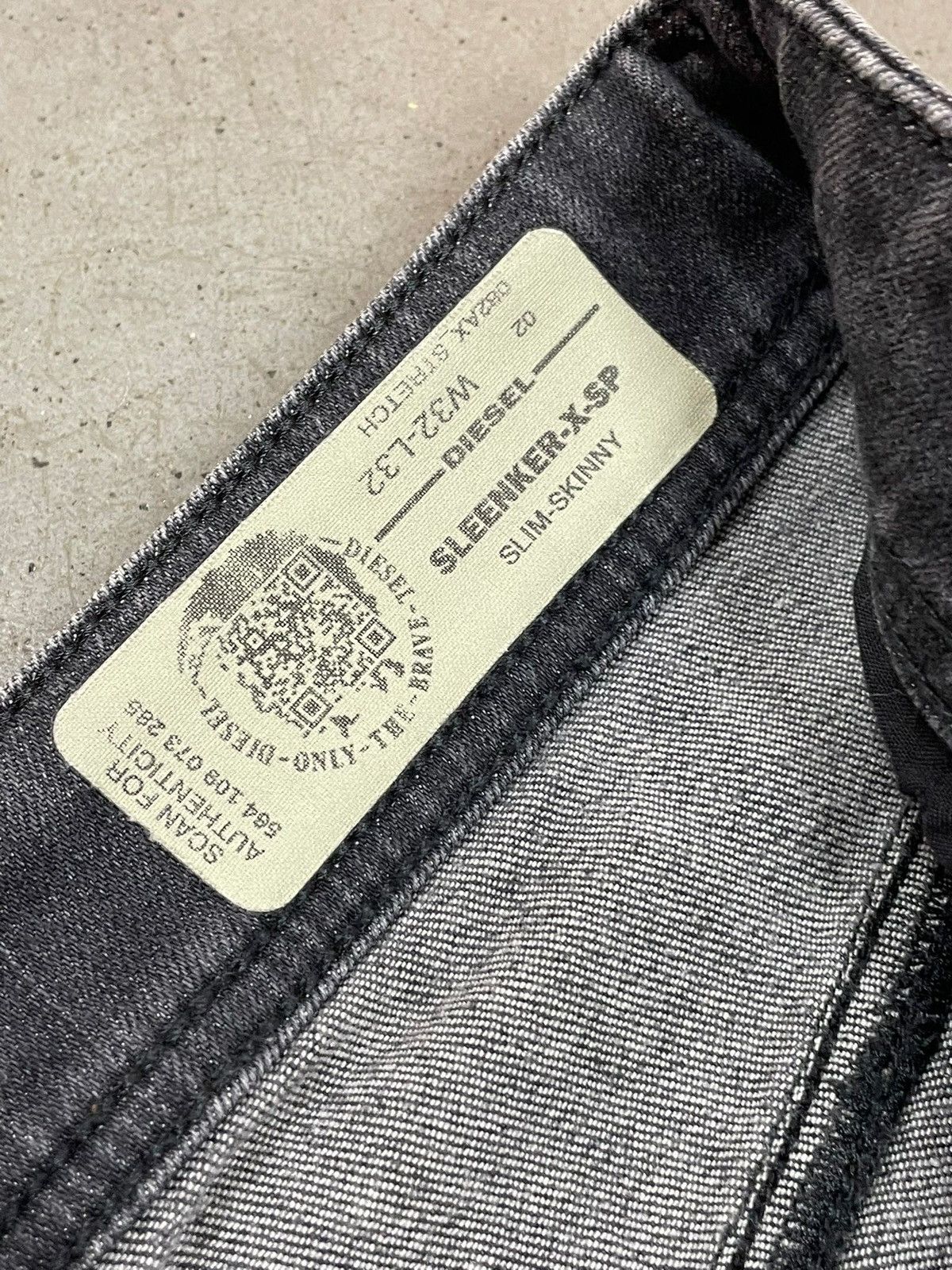 Diesel Diesel Jeans Black/White Denim Size US 32 / EU 48 - 12 Thumbnail