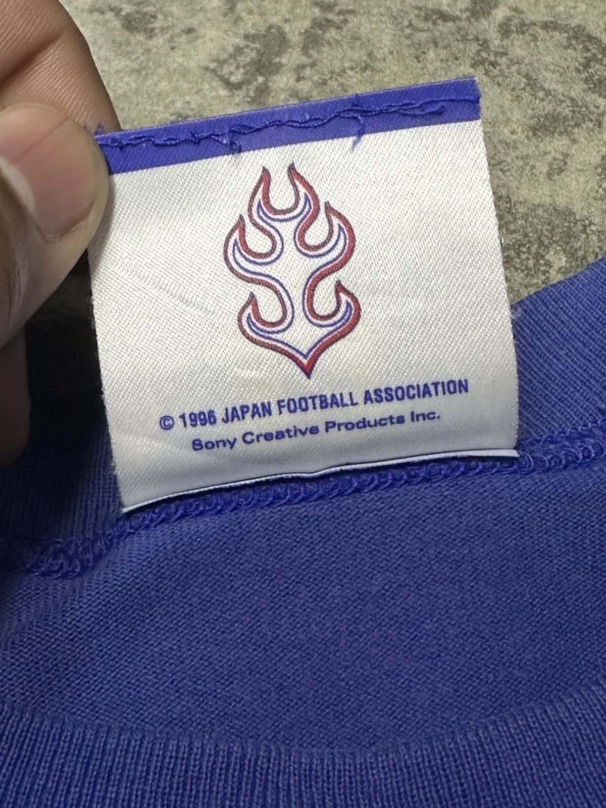 Japanese Brand × Vintage Vintage 1996 Nanami Japan Football Association Tshirt Size US M / EU 48-50 / 2 - 15 Thumbnail