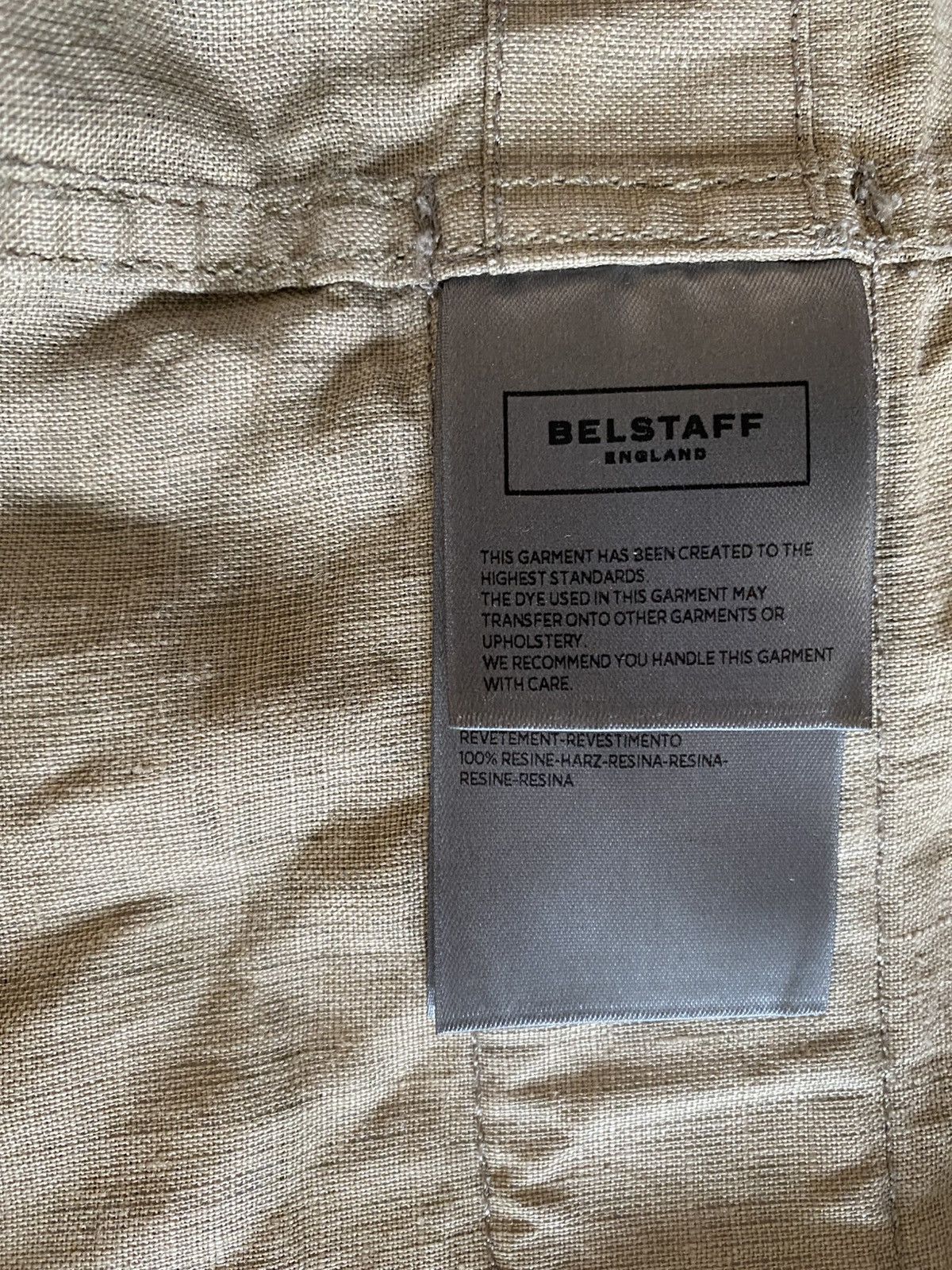 Belstaff BELSTAFF Waxed Linen Jkt - Great Condition (Patina) Sz. 50 Size US M / EU 48-50 / 2 - 9 Thumbnail