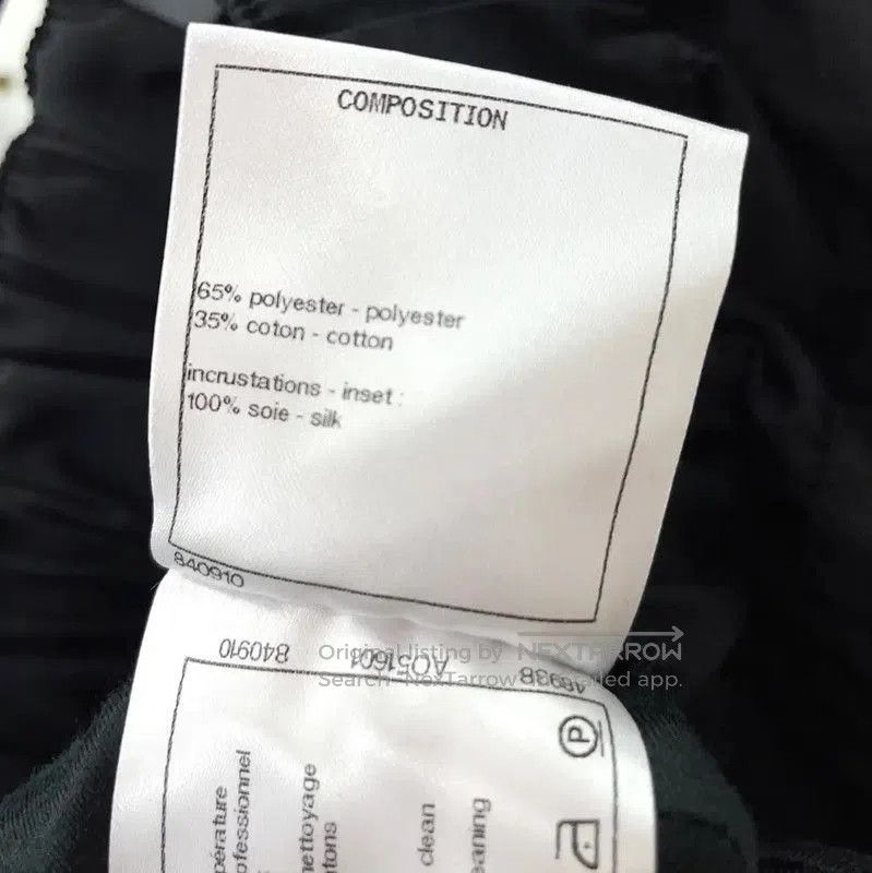 Chanel Chanel Black Cotton Blend Women's Shorts . Size 23" - 9 Thumbnail