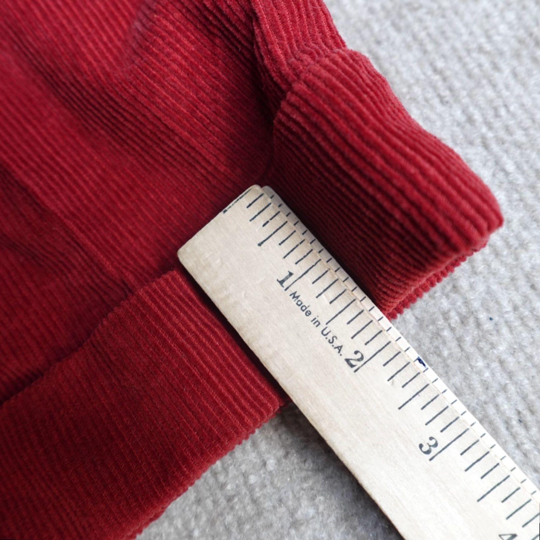 Bills Khakis Bills Khakis Pants Mens 38 x 30 Khakis Flat Front Corduroy Red Regular 30 Inseam Cuffed Pockets Solid Classic Preppy Mens Size US 38 / EU 54 - 6 Thumbnail
