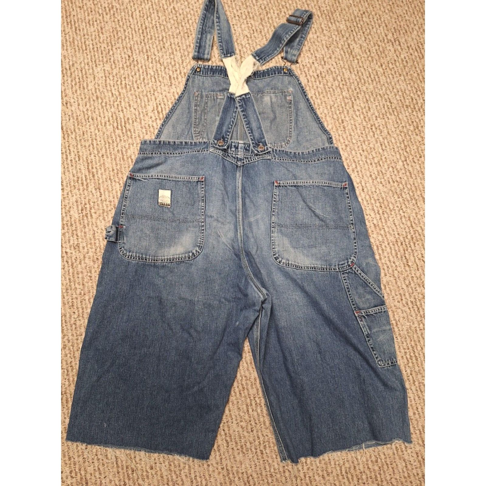 Diesel VINTAGE Diesel Denim Overalls Shorts CUT Grunge Distressed XL 1990s Blue Denim Grunge See photos Italy Diesel XL Mens? Size 40" / US 18 - 4 Thumbnail