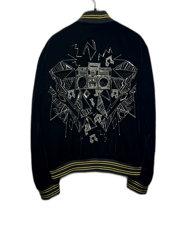 Saint Laurent Paris Saint Laurent Black Velvet Radio Jacket-2506 Size US L / EU 52-54 / 3 - 1 Thumbnail