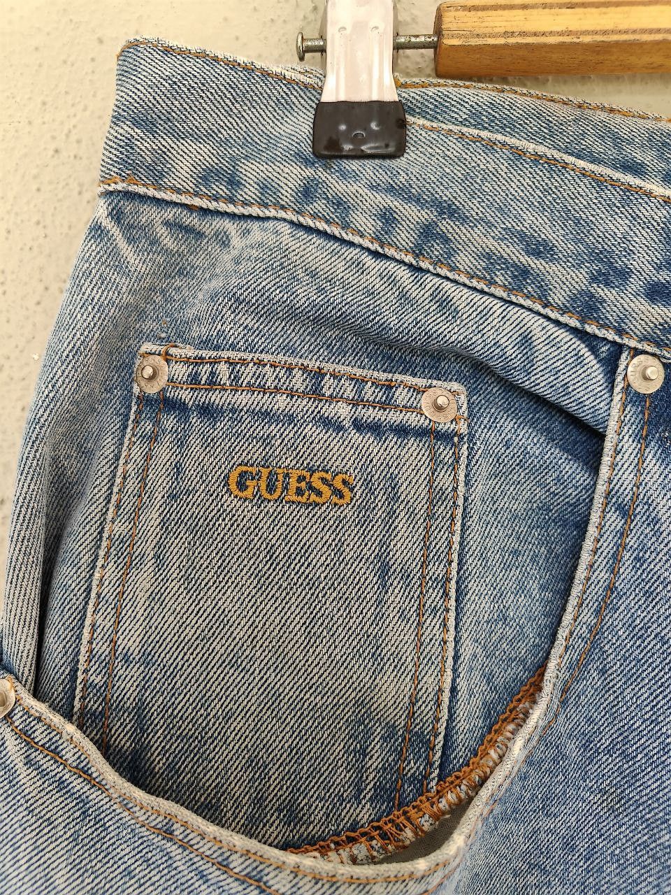 Guess Vintage Guess Baggy denim Made in USA Size US 33 - 10 Thumbnail