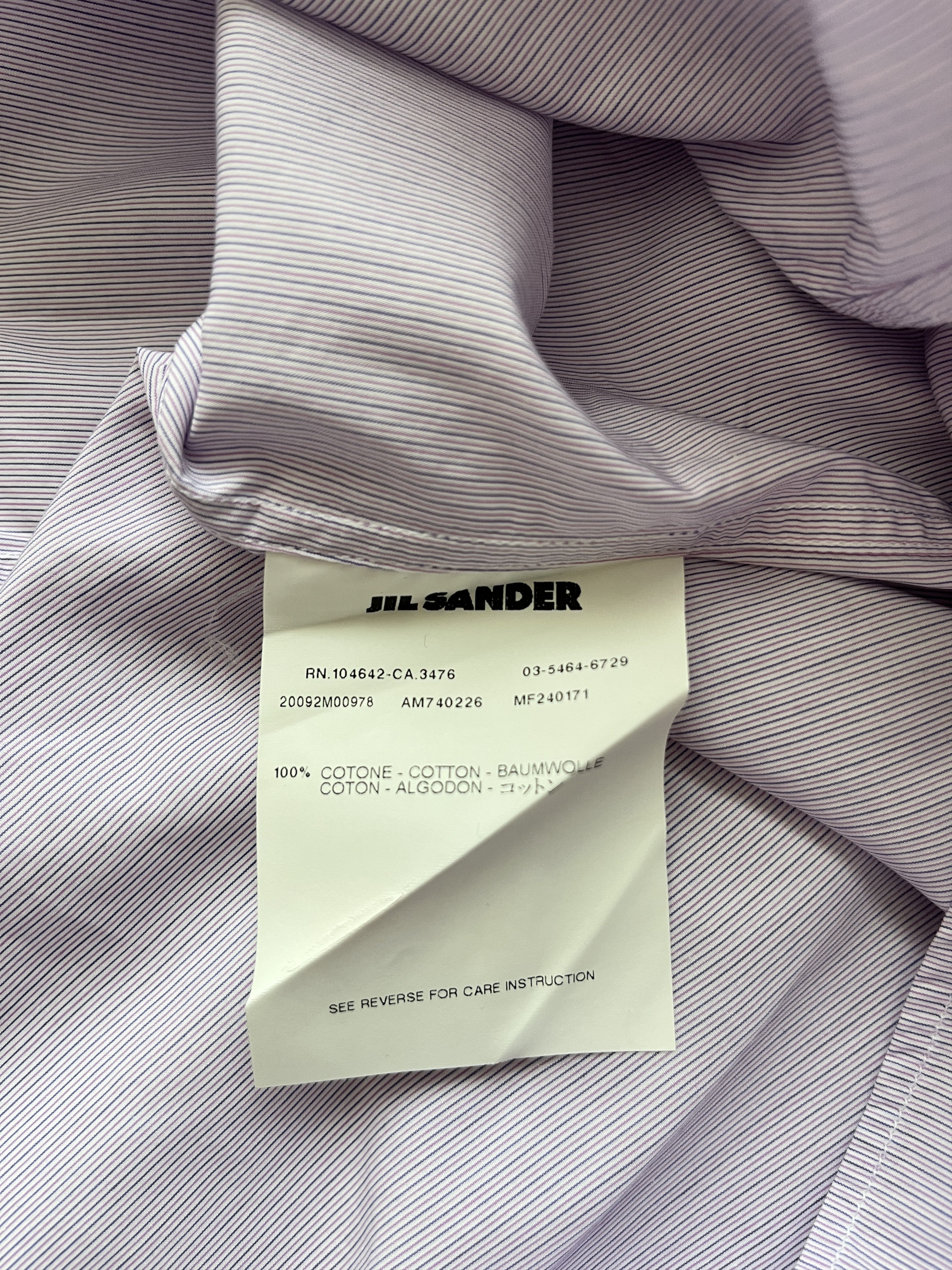 Jil Sander ⚡️QUICK SALE⚡️2009 Jil Sander Pink Striped Button Up Shirt Size US S / EU 44-46 / 1 - 4 Thumbnail
