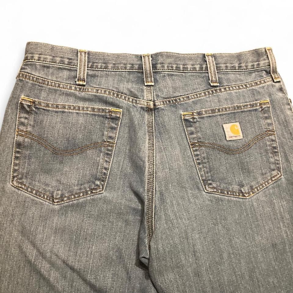 Carhartt Carhartt Men's Light Wash Relaxed Fit Denim Blue Jeans Size US 36 / EU 52 - 5 Thumbnail