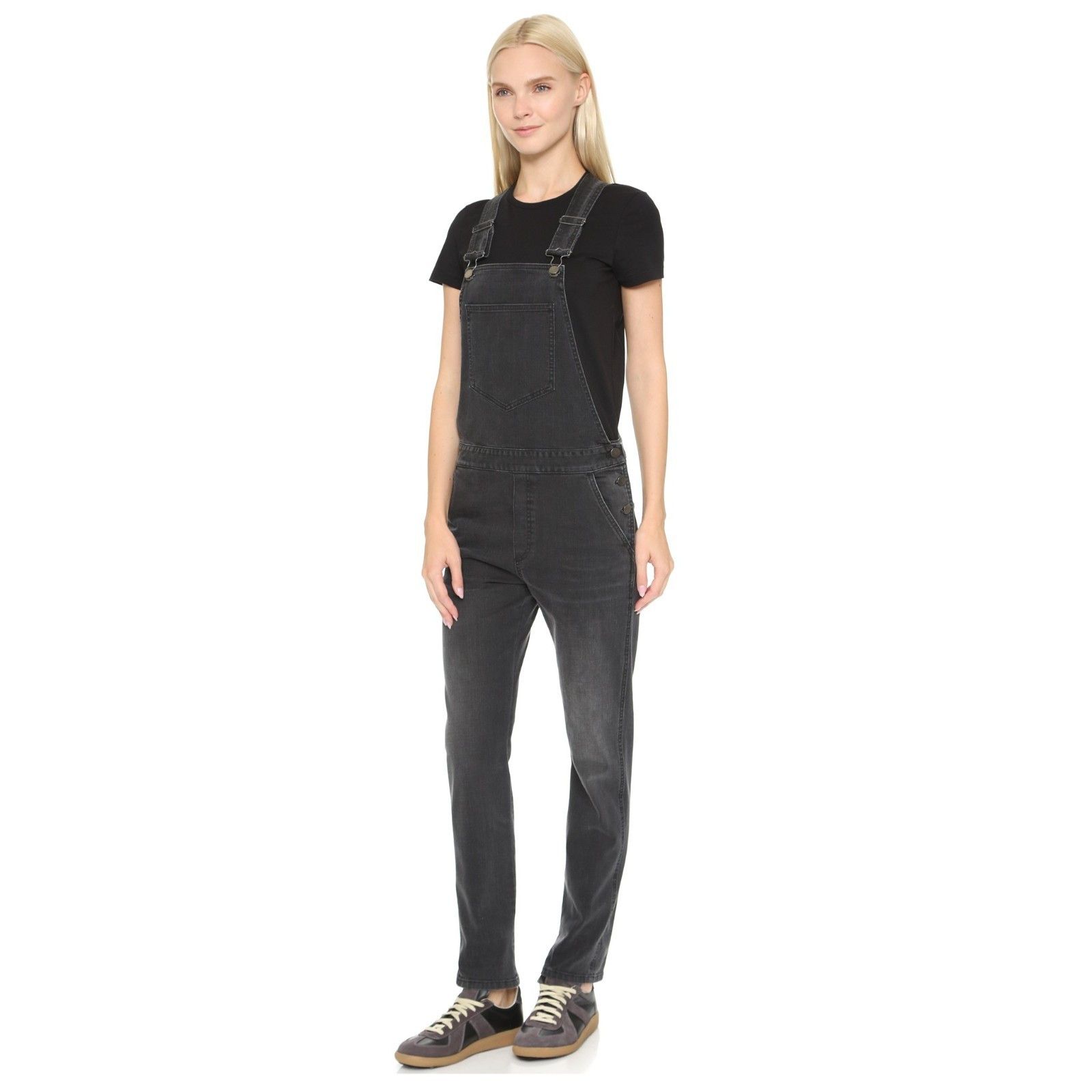 Stella McCartney The Skinny Boyfriend Dungarees Soft Denim Overalls $975 Size 25" / US 0 / IT 36 - 4 Thumbnail