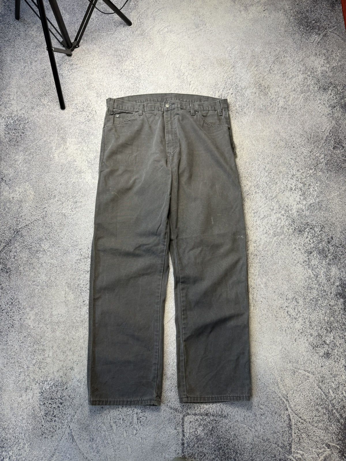 Dickies Vintage Gray Dickies Carpenter Work Pants - 38/32 - Y2K Size US 34 / EU 50 - 1 Thumbnail