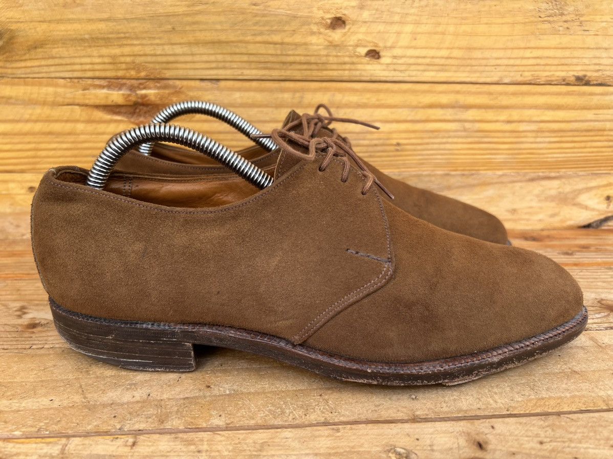 Crockett & Jones VTG Crockett & Jones Brown Suede Derby Dress Shoes Size US 8 / EU 41 - 6 Thumbnail