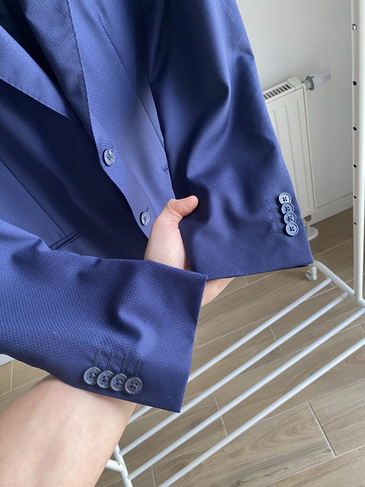 Boggi Boggi 100% Wool Blazer Two Buttons Size 44R - 4 Thumbnail