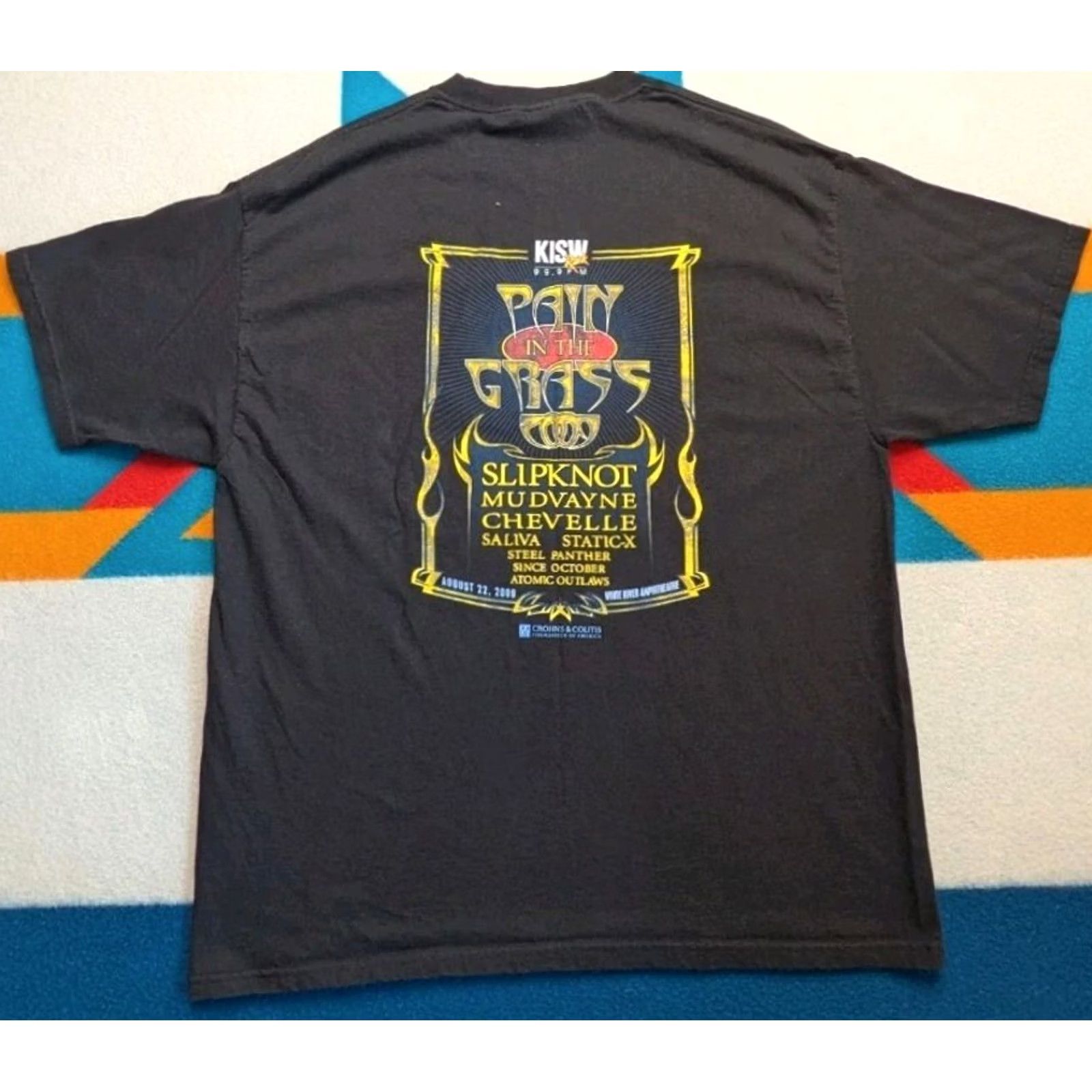 Port & Company VINTAGE KISW Pain In The Grass Shirt Seattle Music Festival Slipknot Mudvayne XL Size US XL / EU 56 / 4 - 2 Thumbnail
