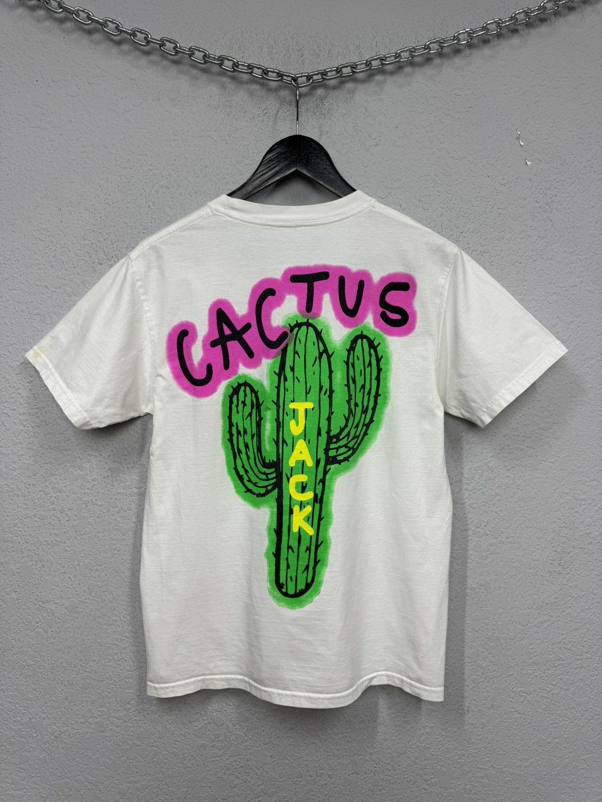 Travis Scott Vintage Jack Cactus T-shirt Travis Scott Rock Streetwear Y2k Size US S / EU 44-46 / 1 - 1 Thumbnail