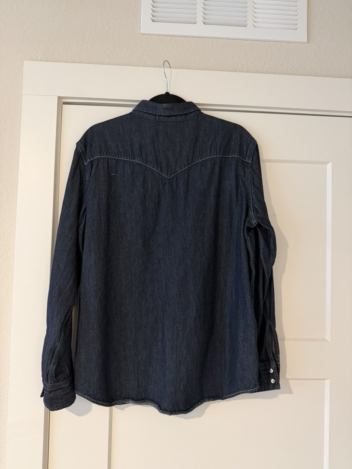 Levi's Levi’s Western Denim Shirt Size US L / EU 52-54 / 3 - 2 Thumbnail