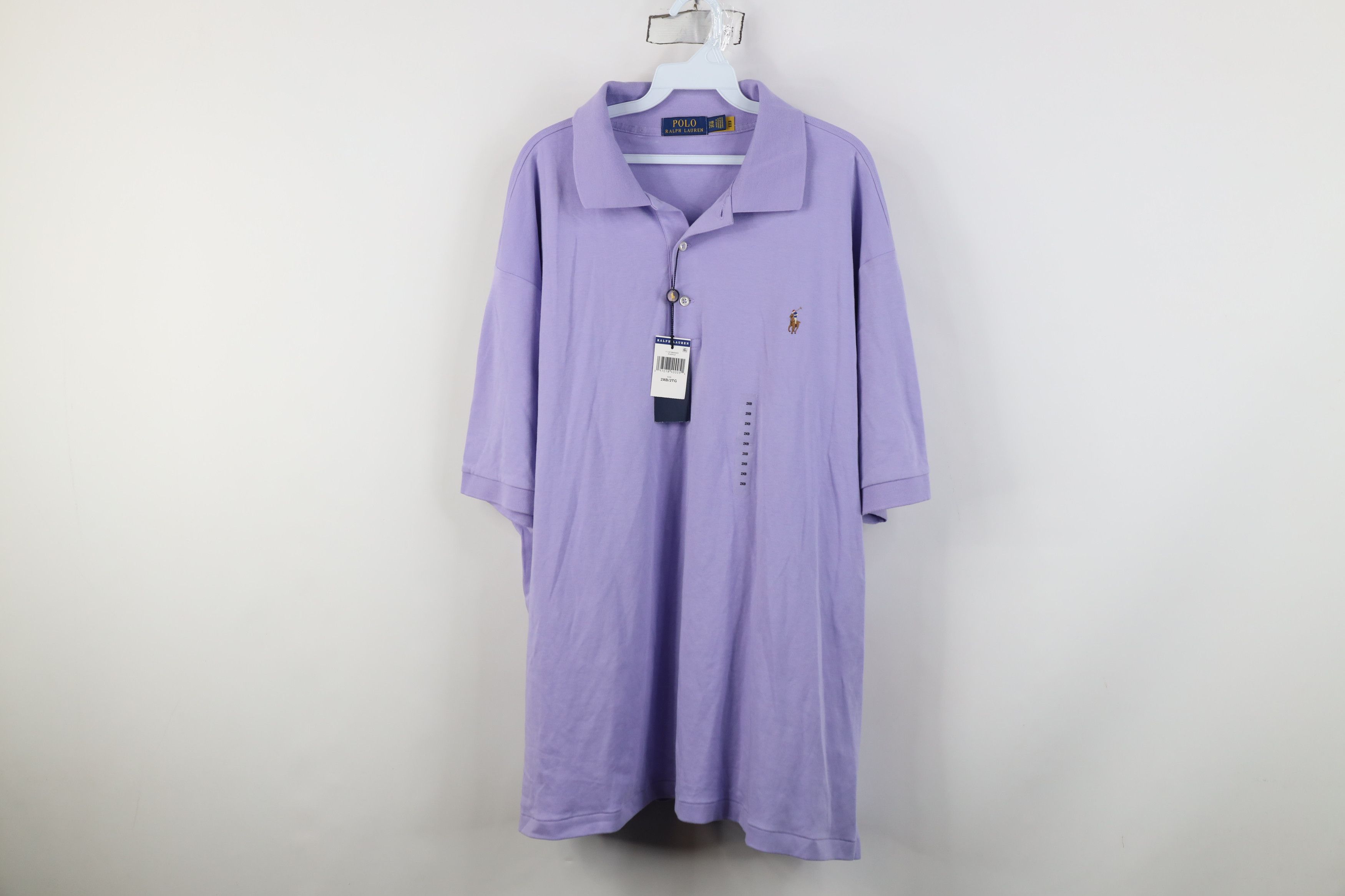 Ralph Lauren New Ralph Lauren Touch Short Sleeve Golf Polo Shirt Purple Size US XXL / EU 58 / 5 - 1 Thumbnail