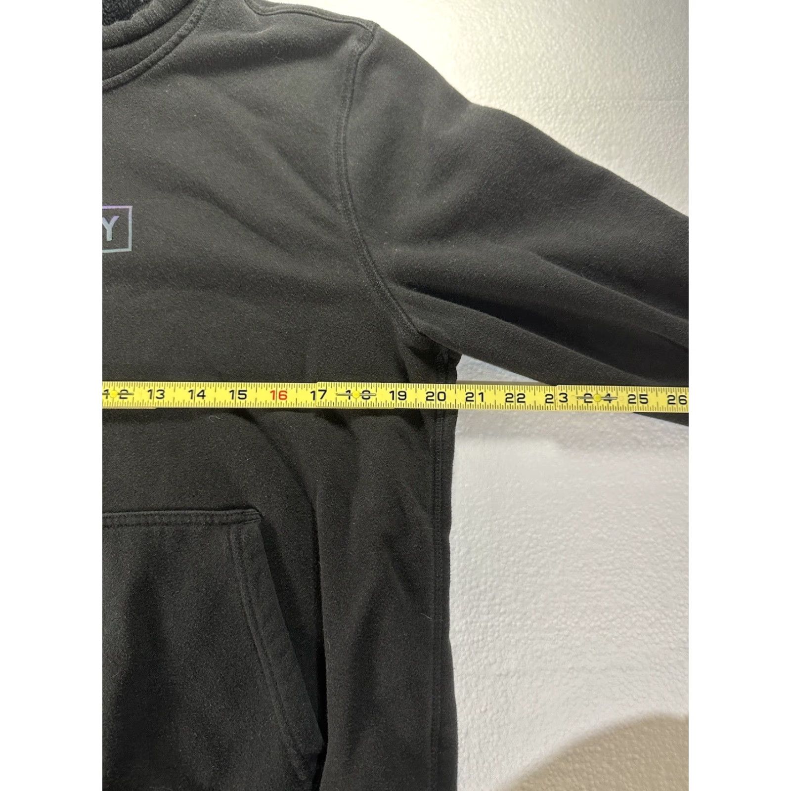 Hurley Hurley Hooded Pullover Sweatshirt Hoodie Iridescent Box Logo Black Mens M Size US S / EU 44-46 / 1 - 6 Thumbnail