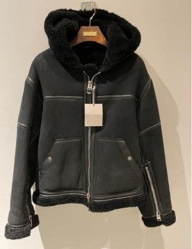 Tom Ford o1w1db11023 Shearling Jacket in Black Size US XXL / EU 58 / 5 - 1 Thumbnail