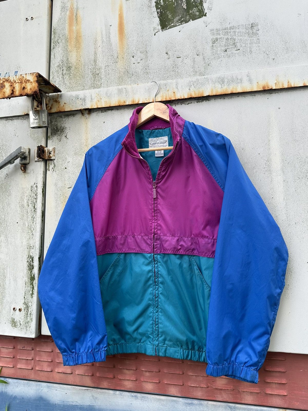 Cabin Creek 👹Vintage Cabin Creek Colour Block Windbreaker Size US M / EU 48-50 / 2 - 5 Thumbnail
