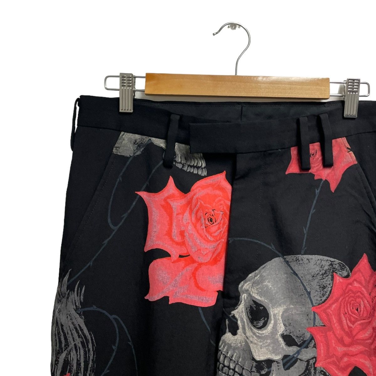 Yohji Yamamoto Yohji Yamamoto skull rose trousers Size US 30 / EU 46 - 2 Thumbnail